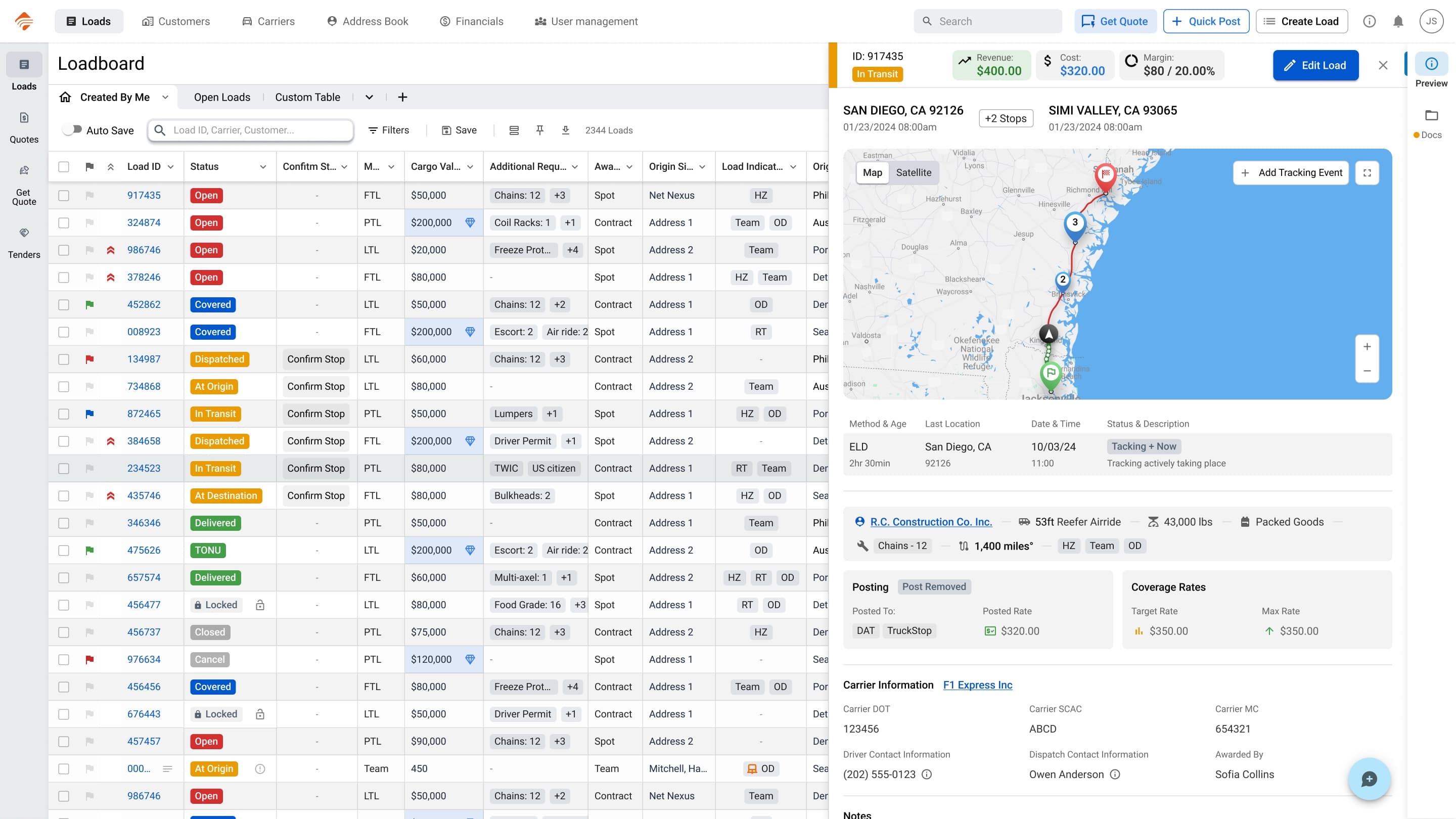Logistics Management System