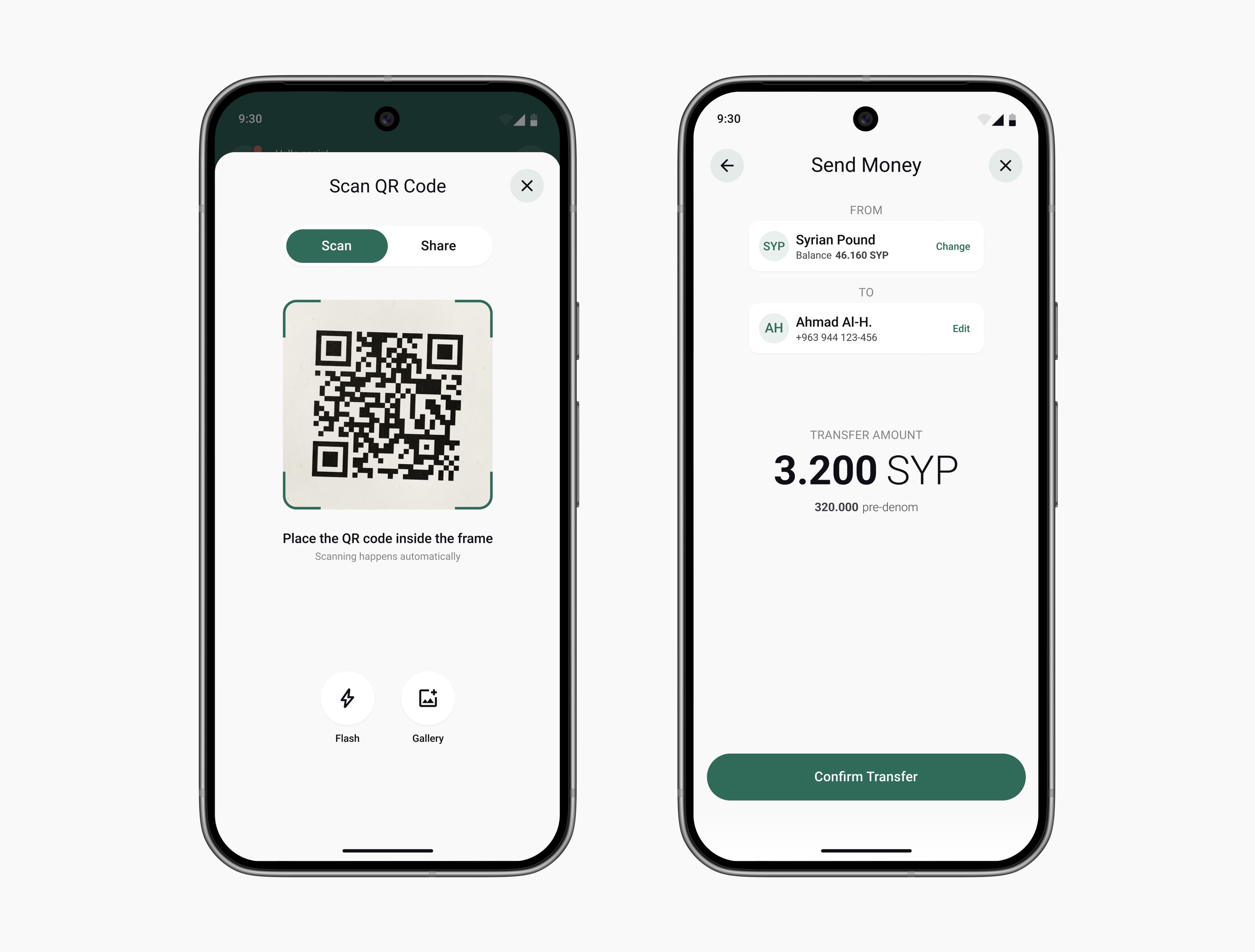 Scan QR and send money
